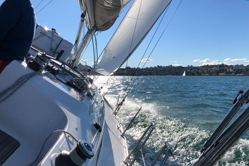 Sailing on Sydney Harbour